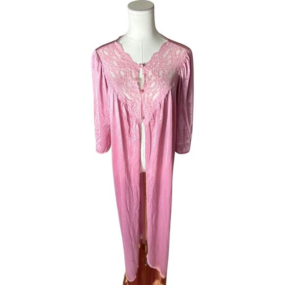 Ethereal Pink Vintage Nightgown – Cottagecore, Fairycore, & Romantic boudoir 216 - Picture 2 of 8